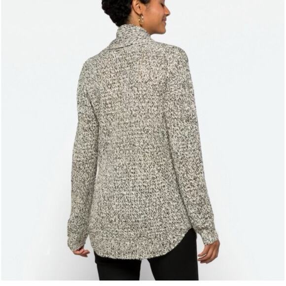 RD Style Harriette Cowl Neck Sweater Chunky Gray Cottage Basic - Picture 2 of 8